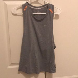 Nike grey workout tank